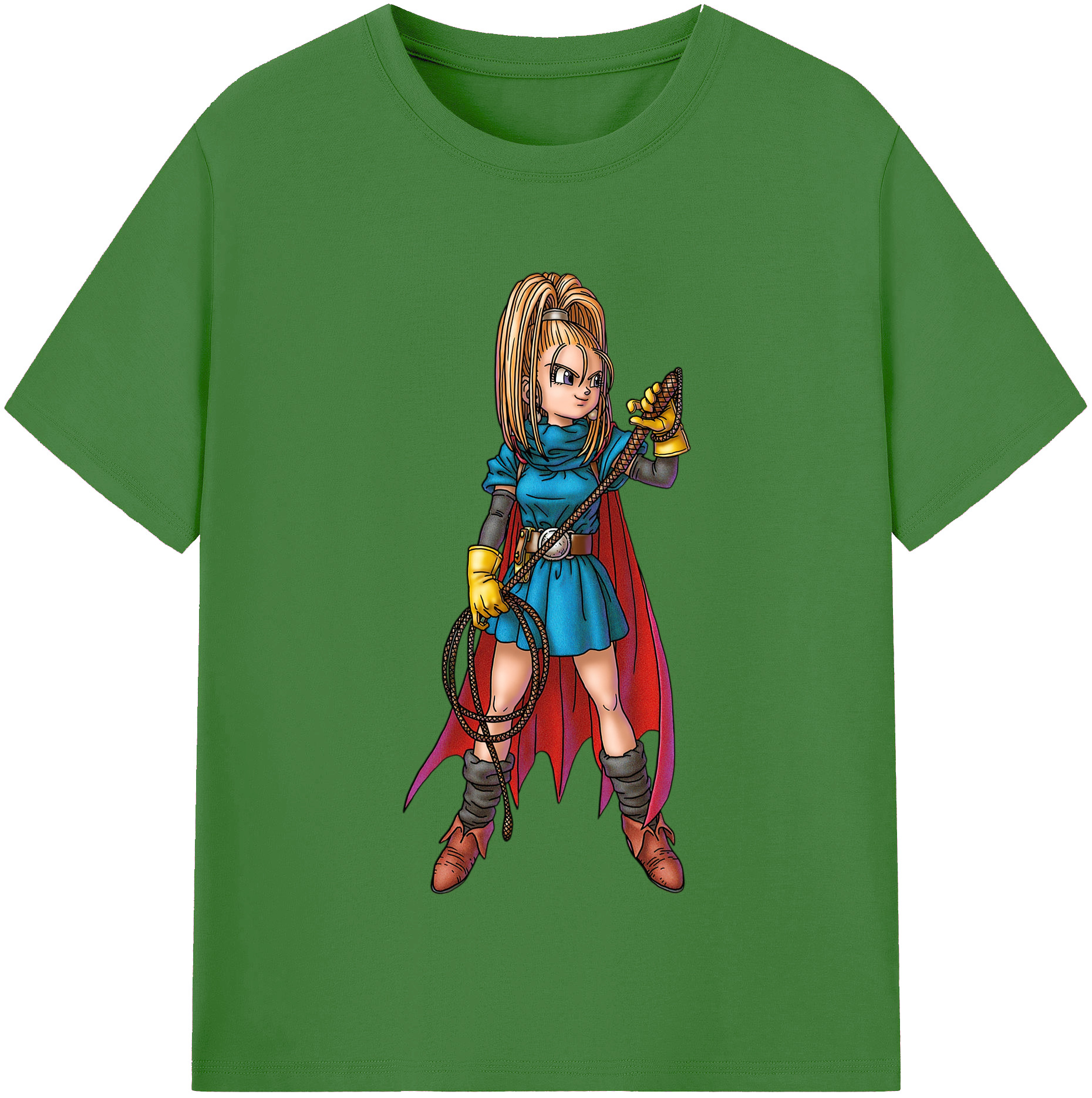 （画像用） ドラゴンクエスト Doragon Kuesuto Dragon Quest レディースカジュアルプリントTシャツ（綿100％）